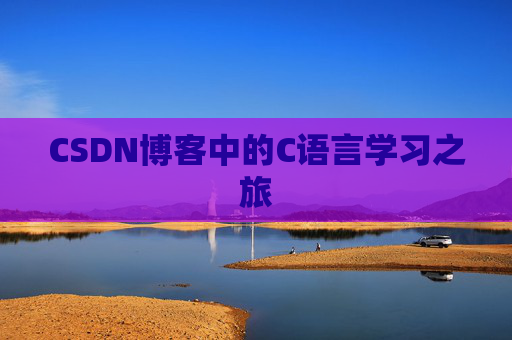 CSDN博客中的C语言学习之旅